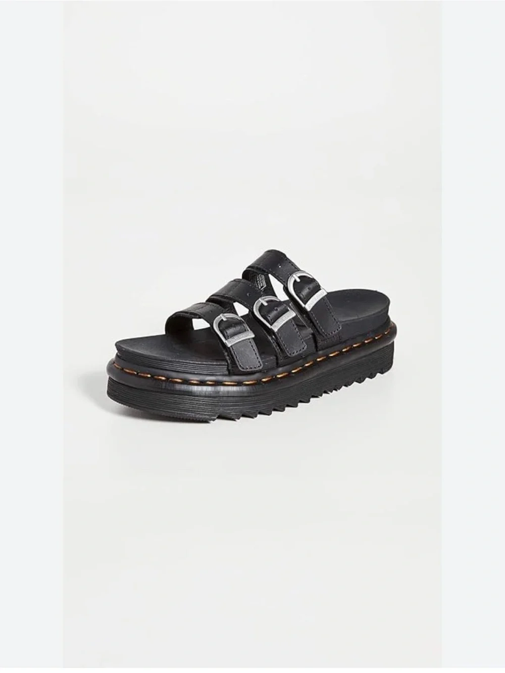 Dr. Martens Black Blaire Slide - Picture 1 of 8
